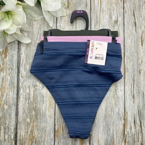 Seamless Thong Underwear Panties 3-Pack Size XXL - Picture 1 of 5